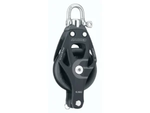 Harken 60mm Single Aluminum Element Block w/Swivel & Becket