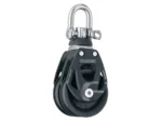 Harken 60mm Double Aluminum Element Block w/Swivel