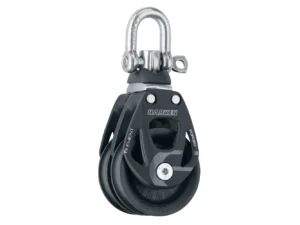 Harken 60mm Double Aluminum Element Block w/Swivel