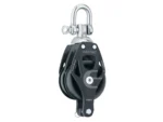 Harken 60mm Double Aluminum Element Block w/Swivel & Becket