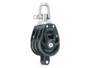 Harken 60mm Triple Aluminum Element Block w/Swivel & Becket