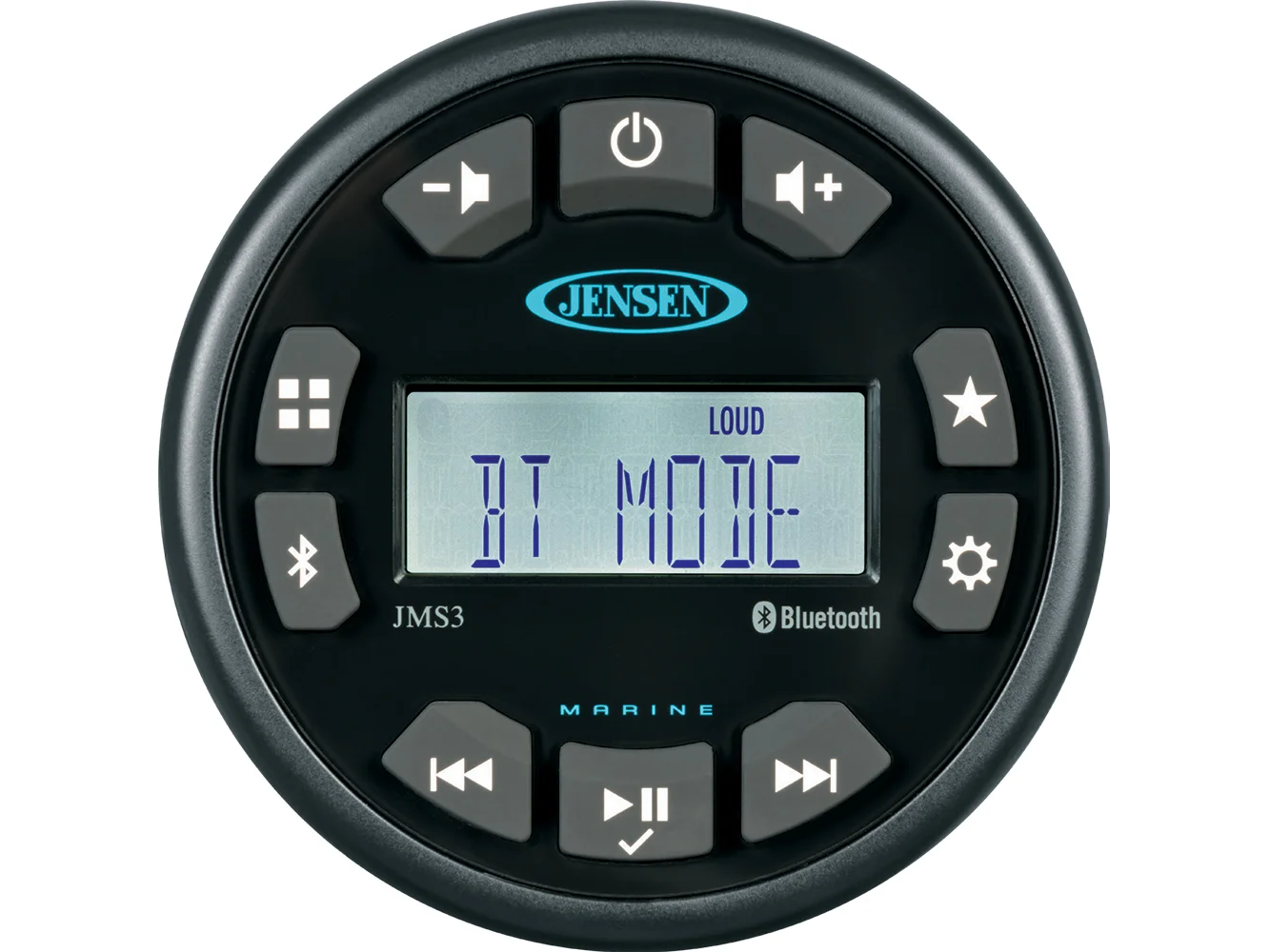 JENSEN JMS3RTL Stereo w/AM/FM/BT - Single Zone