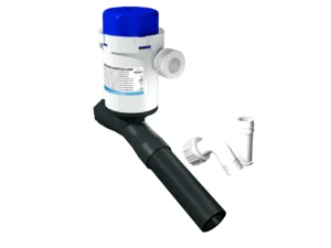 Albin Group Cartridge Aerator Pump - 1100 GPH - 12V - Angled
