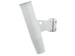 C.E. Smith Aluminum Vertical Clamp-On Rod Holder 1-5/16" OD White Powdercoat w/Sleeve