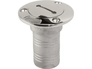 Sea-Dog Stainless Steel Cast Hose Deck Fill Fits 1-1/2" Hose - Gas