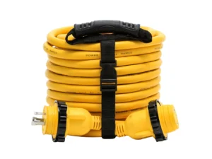 Camco 30 Amp Power Grip Marine Extension Cord - 50' M-Locking/F-Locking Adapter