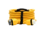 Camco 50 Amp Power Grip Marine Extension Cord - 25' M-Locking/F-Locking Adapter