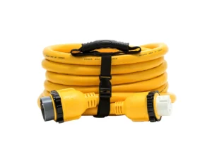 Camco 50 Amp Power Grip Marine Extension Cord - 25' M-Locking/F-Locking Adapter
