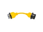 Camco 50AM/30AF Power Grip Marine 12" Locking Adapter - M-Lock/F-Locking Adapter