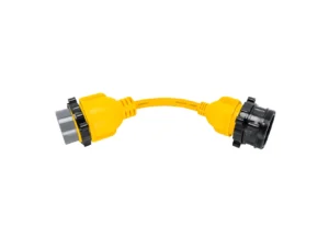 Camco 50AM/30AF Power Grip Marine 12" Locking Adapter - M-Lock/F-Locking Adapter