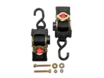 Camco Retractable Tie Down Straps - 2" Width 5.5' Bolt On