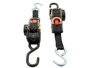 Camco Retractable Tie-Down Straps - 1" Width 6' Dual Hooks