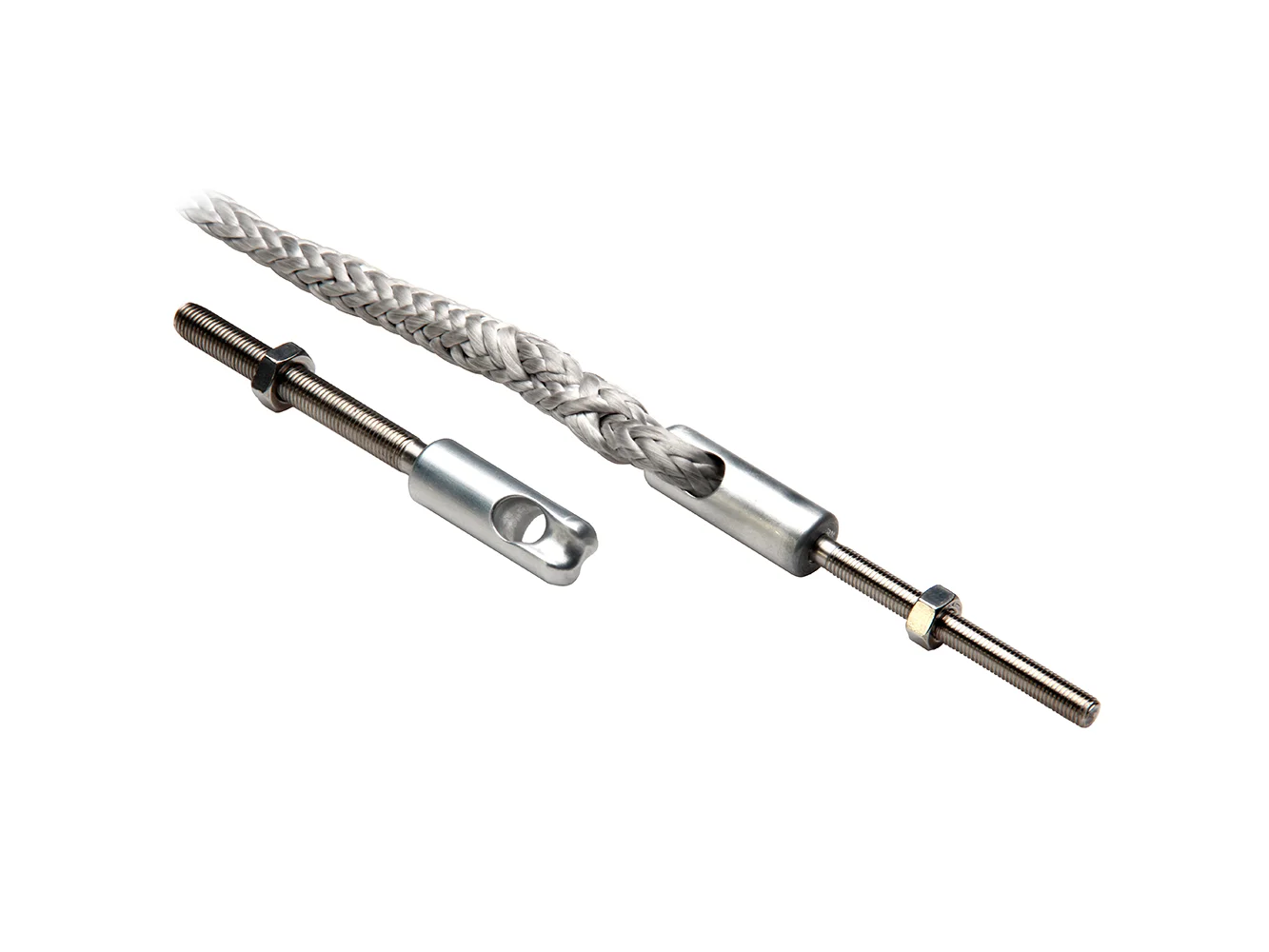 C. Sherman Johnson Splice Eye w/Threaded Stud: 1/4" -28 x 2-1/2" RH w/Splice Eye