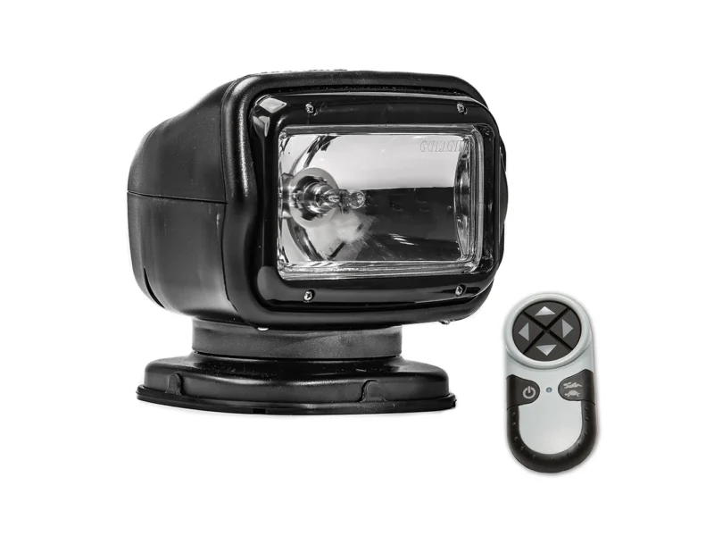 Golight Radioray GT Series Permanent Mount - Black Halogen - Wireless Handheld Remote
