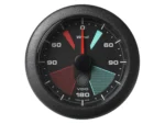 Veratron 3-3/8" (85MM) OceanLink® Apparent/True Wind Angle Gauge - Black Dial & Bezel