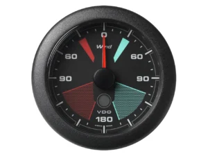 Veratron 3-3/8" (85MM) OceanLink® Apparent/True Wind Angle Gauge - Black Dial & Bezel