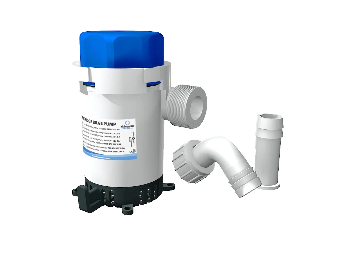 Albin Group Cartridge Bilge Pump 500GPH - 12V