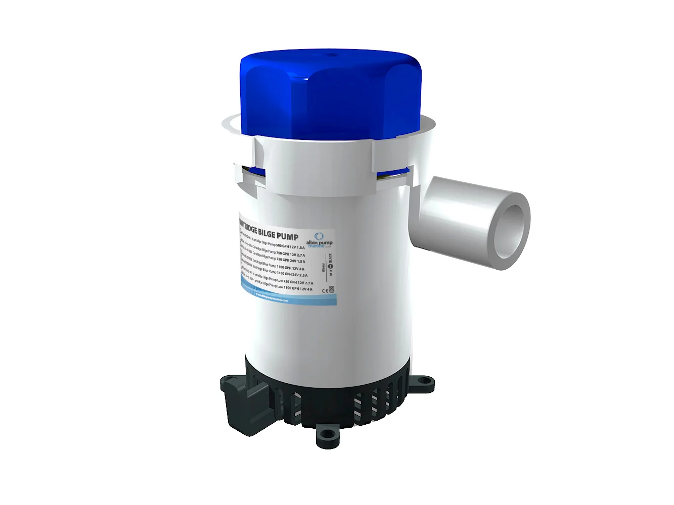 Albin Group Cartridge Bilge Pump 1100GPH - 12V