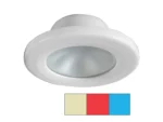 i2Systems Apeiron A3120 Screw Mount Light - Red, Warm White & Blue - White Finish