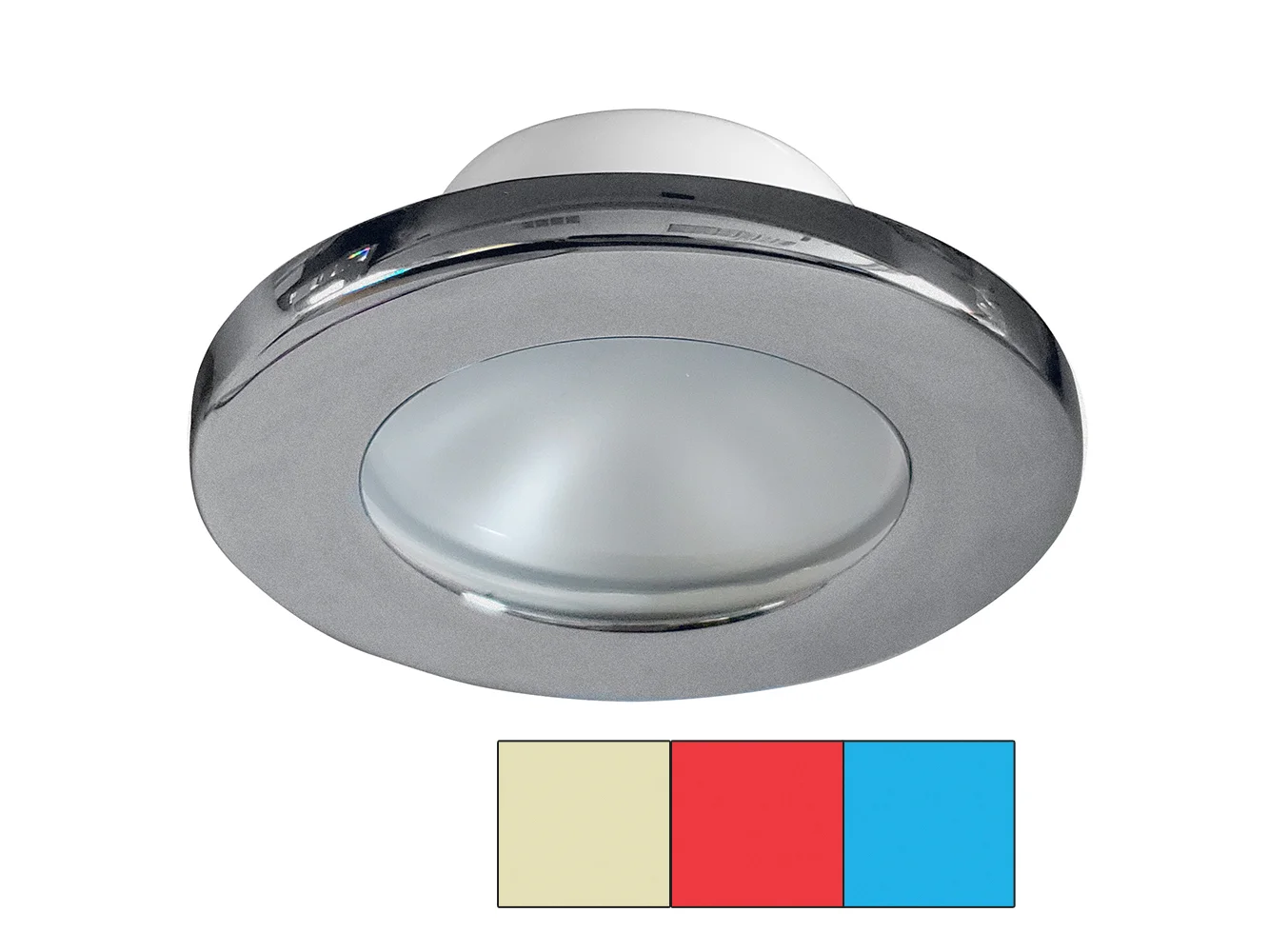 i2Systems Apeiron A3120 Screw Mount Light - Red, Warm White & Blue - Brushed Nickel