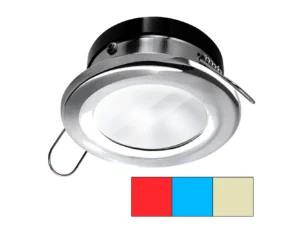 i2Systems Apeiron A1120 Spring Mount Light - Round - Red, Warm White & Blue - Brushed Nickel