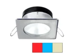 i2Systems Apeiron A1120 Spring Mount Light - Square/Round - Red, Warm White & Blue - Brushed Nickel
