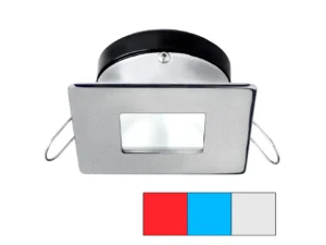 i2Systems Apeiron A1120 Spring Mount Light - Square/Square - Red, Cool White & Blue - Brushed Nickel