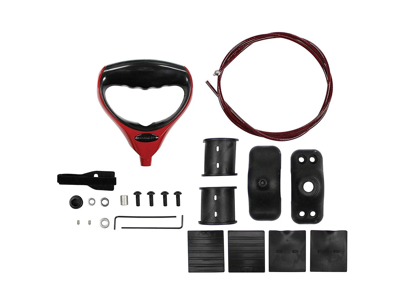 T-H Marine G-Force Trolling Motor Handle & Cable w/Trolling Motor Clamp - Red