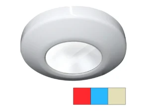 i2Systems Profile P1120 Tri-Light Surface Light - Red, Warm White & Blue - White Finish