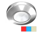 i2Systems Profile P1120 Tri-Light Surface Light - Red, Warm White & Blue - Brushed Nickel Finish