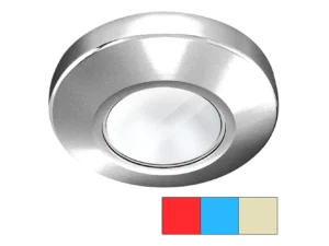 i2Systems Profile P1120 Tri-Light Surface Light - Red, Warm White & Blue - Brushed Nickel Finish