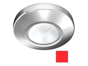 i2Systems Profile P1100 1.5W Surface Mount Light - Red - Chrome Finish
