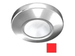 i2Systems Profile P1100 1.5W Surface Mount Light - Red - Brushed Nickel Finish