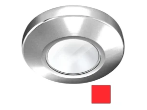 i2Systems Profile P1100 1.5W Surface Mount Light - Red - Brushed Nickel Finish