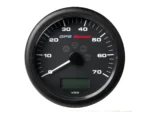 Veratron 4-1/4" (110MM) ViewLine GPS Speedometer 0-70 KNOTS/KMH/MPH - 8 to 16V Black Dial & Bezel