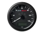 Veratron 4-1/4" (110MM) ViewLine GPS Speedometer 0-12 KNOTS/KMH/MPH - 8 to 16V Black Dial & Bezel