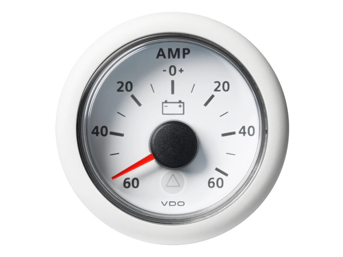 Veratron 52MM (2-1/16") ViewLine Battery Status Gauge -60/+60AMP - White Dial & Bezel