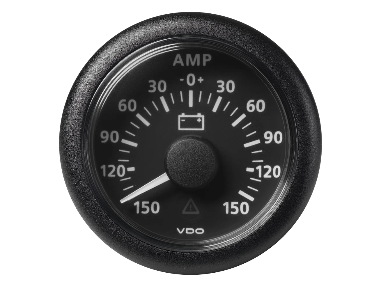 Veratron 52MM (2-1/16") ViewLine Battery Status Gauge -150/+150AMP - Black Dial & Bezel