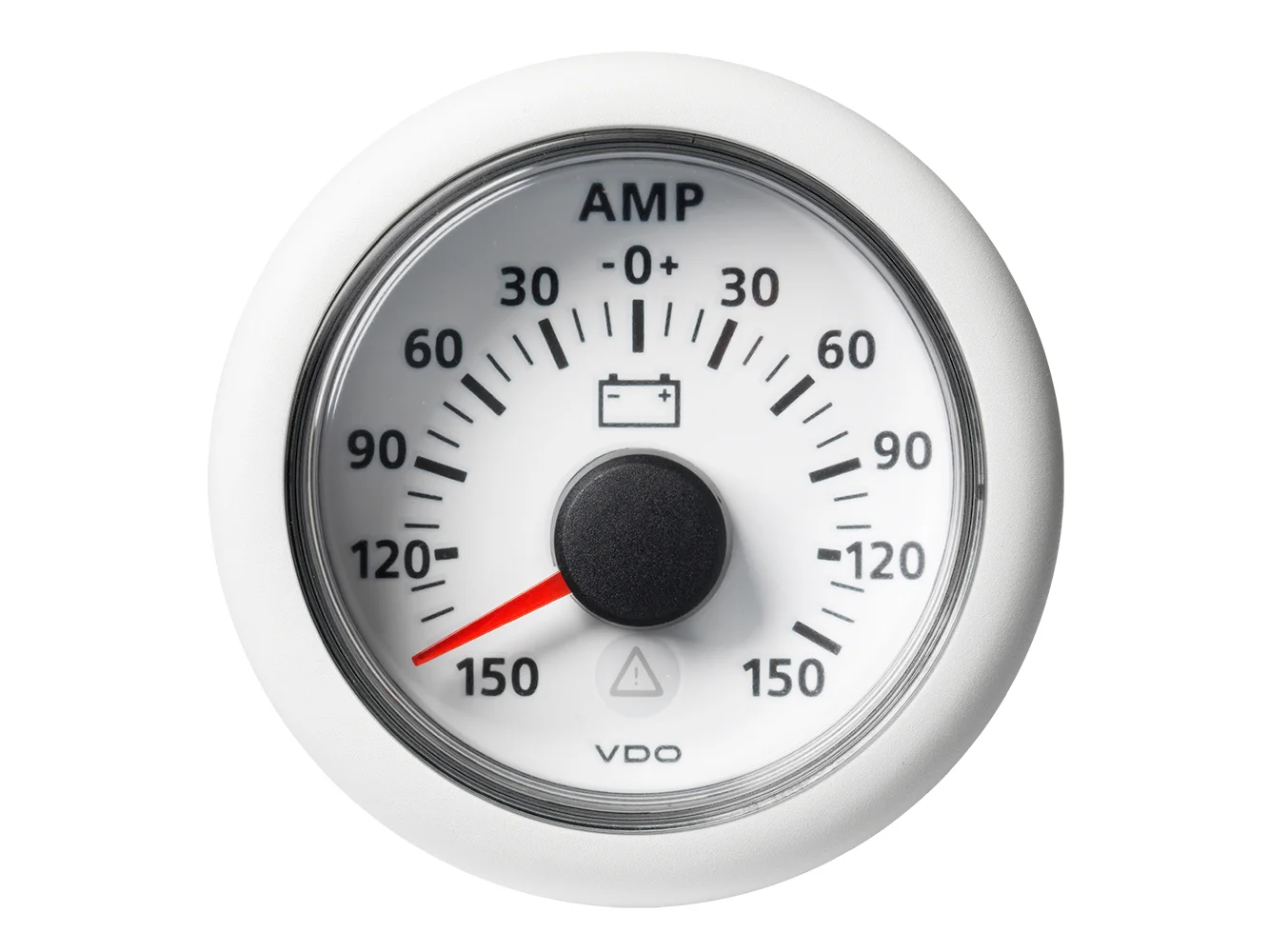 Veratron 52MM (2-1/16") ViewLine Battery Status Gauge -150/+150AMP - White Dial & Bezel