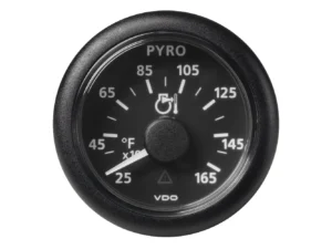Veratron 52 MM (2-1/16") ViewLine Pyrometer - 250° to 1650°F - Black Dial & Bezel