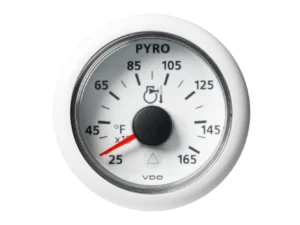 Veratron 52 MM (2-1/16") ViewLine Pyrometer - 250° to 1650°F - White Dial & Bezel