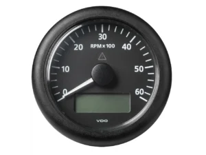 Veratron 3-3/8" (85MM) ViewLine Tachometer w/Multi-Function Display - 0 to 6000 RPM - Black Dial & Bezel