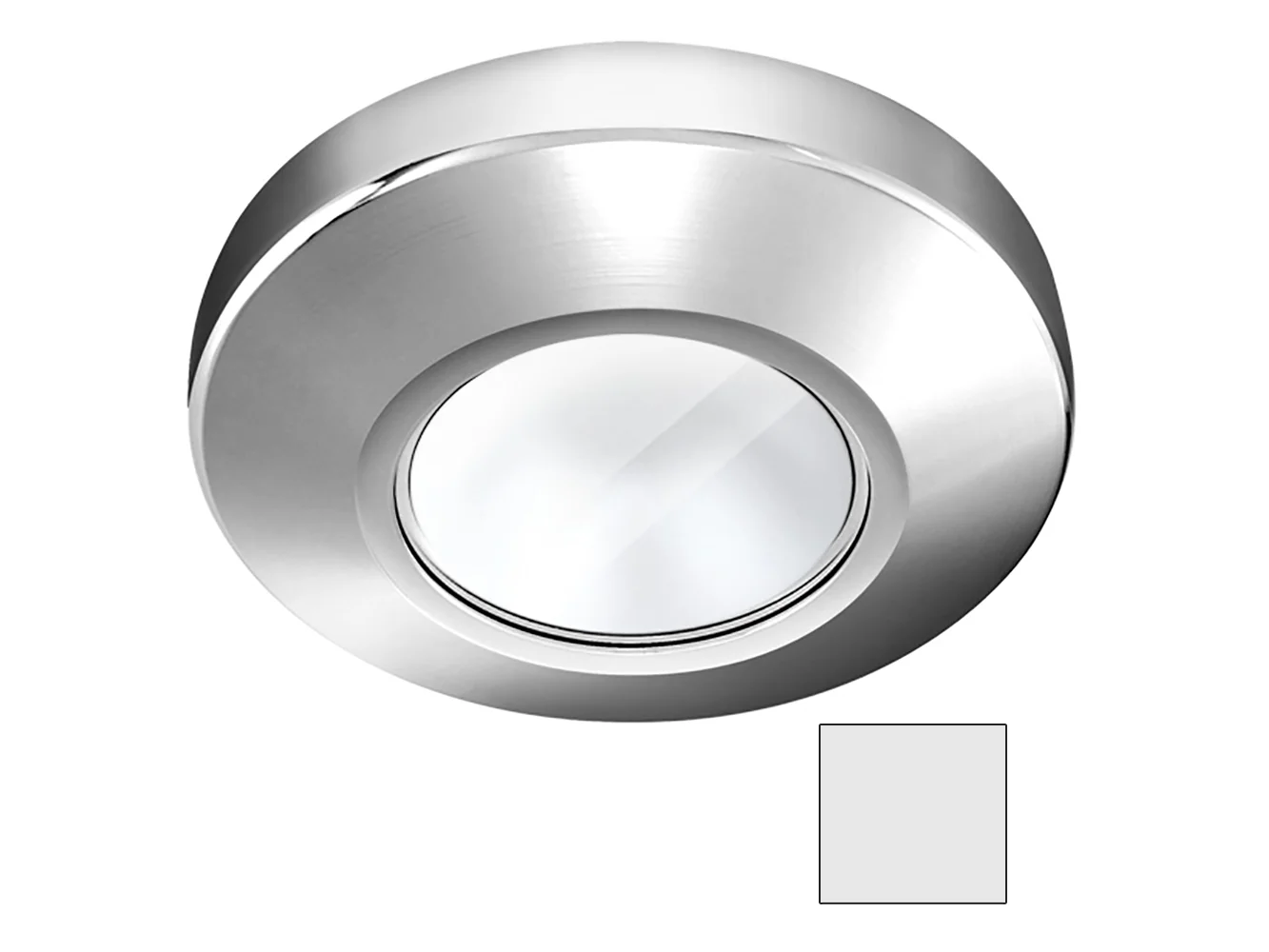 i2Systems Profile P1101 2.5W Surface Mount Light - Cool White - Chrome Finish
