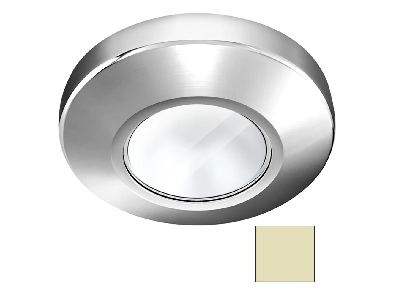 i2Systems Profile P1101 2.5W Surface Mount Light - Warm White - Chrome Finish