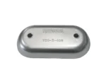 Tecnoseal Magnesium Hull Plate Anode 8-3/8" x 4-1/32" x 1-1/16"