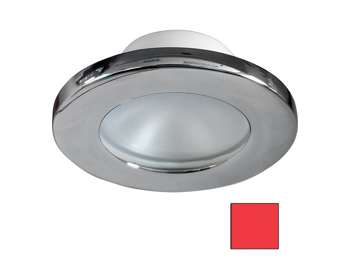 i2Systems Apeiron A3100Z Screw Mount Light - Red - Polished Chrome Finish