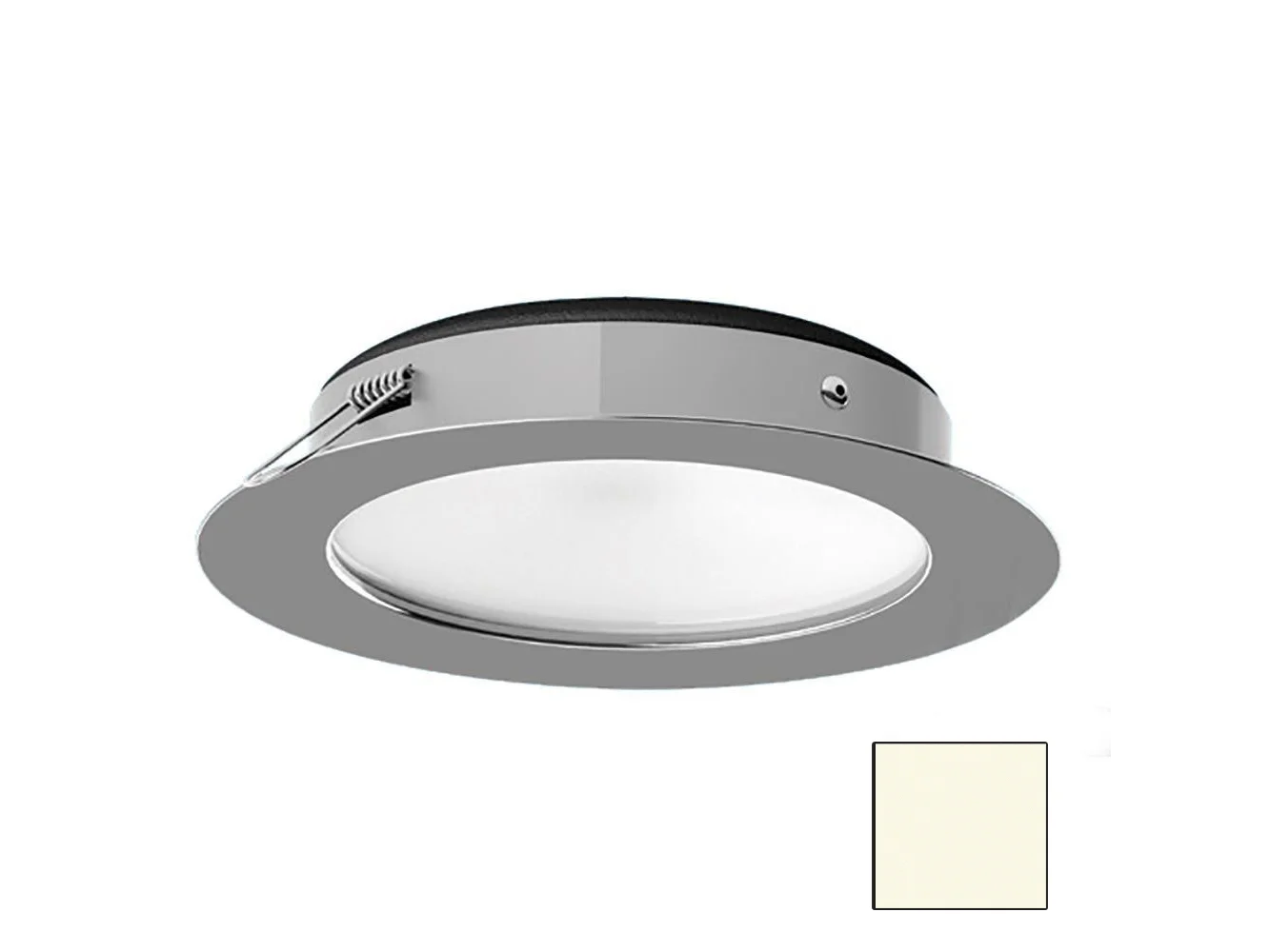 i2Systems Apeiron Pro XL A526 - 6W Spring Mount Light - Neutral White - Polished Chrome Finish