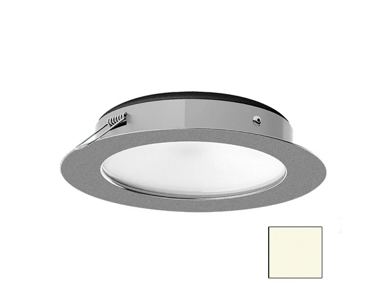 i2Systems Apeiron Pro XL A526 - 6W Spring Mount Light - Neutral White - Brushed Nickel Finish