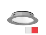 i2Systems Apeiron Pro XL A526 - 6W Spring Mount Light - Cool White/Red - Brushed Nickel Finish