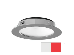 i2Systems Apeiron Pro XL A526 - 6W Spring Mount Light - Cool White/Red - Brushed Nickel Finish